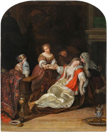 The fainting fit by Eglon Van der Neer - Auction record, sale price, and art valuation. Compare with similar artists and explore comparable artworks.