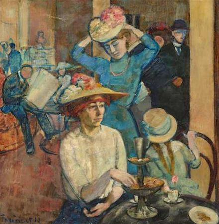 In the Café. 1910