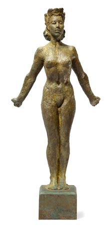 Standing female nude