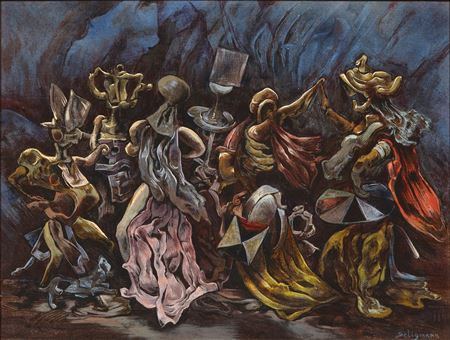 Nocturne. 1950 by Kurt Seligmann - Auction record, sale price, and art valuation. Compare with similar artists and explore comparable artworks.