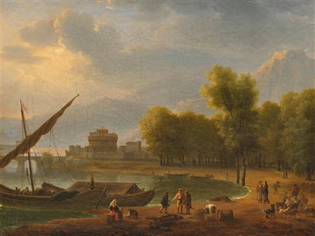 The Tiber with Castel Sant'Angelo.