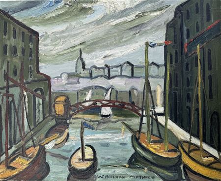 Le canal à la douane à Marseille