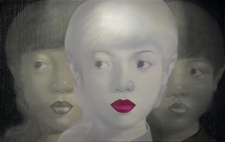 Sample artwork by Attasit Pokpong (Born 1977), known for painting - View similar artists and auction records