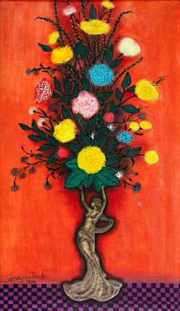 Kitsch Arrangement by Darcy Penteado - Auction record, sale price, and art valuation. Compare with similar artists and explore comparable artworks.