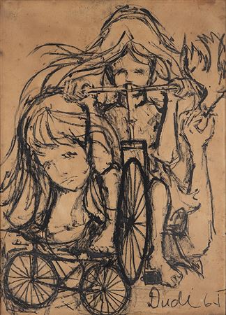 Girls and Bicycle