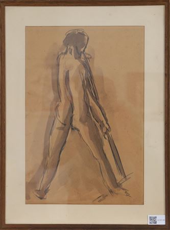 Female nude from behind