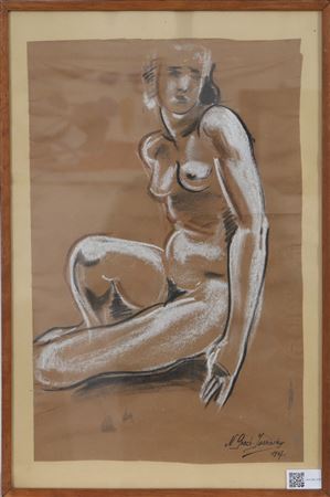 Female nude in profile