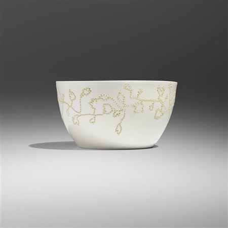 Prototype Rare Embroidered bowl (from the Repeat Porcelain collection) by Hella Jongerius - Auction record, sale price, and art valuation. Compare with similar artists and explore comparable artworks.