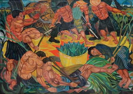 Sample artwork by Natalsya Amrus (Born 1933), known for painting and sculpture - View similar artists and auction records