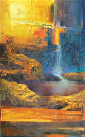 Pertemuan Dalam Perjalanan by Ketut Susena - Auction record, sale price, and art valuation. Compare with similar artists and explore comparable artworks.