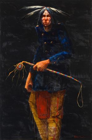 Portrait with Coop Stick