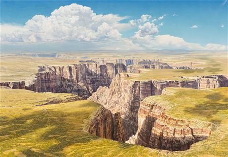 Untitled (Canyon Scene)