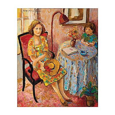 Mother and daughter by Carmen Navarro Pruna - Auction record, sale price, and art valuation. Compare with similar artists and explore comparable artworks.