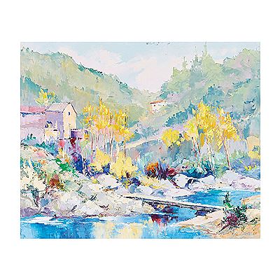 Ripoll River. Sant Feliu del Racó. by Amadeu Fontanet - Auction record, sale price, and art valuation. Compare with similar artists and explore comparable artworks.