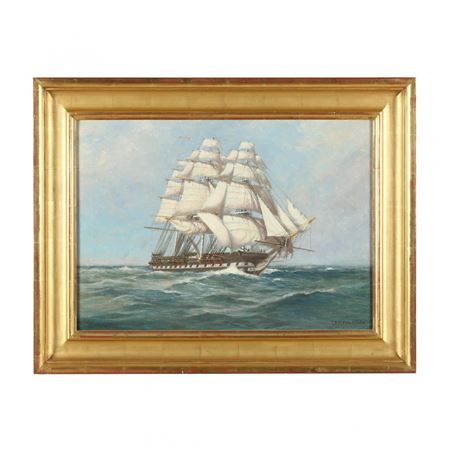 USS Constitution in Full Sail