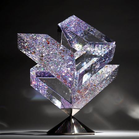 Commissioned Ribbon Cube