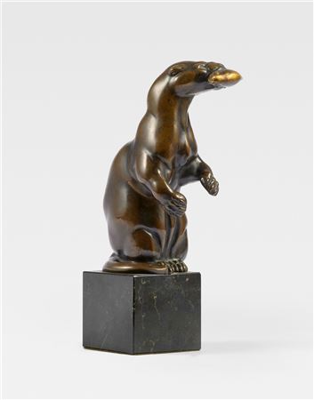 Otter by August Gaul - Auction record, sale price, and art valuation. Compare with similar artists and explore comparable artworks.