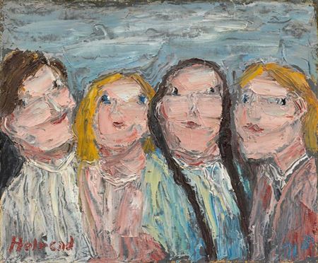 Group of little girls