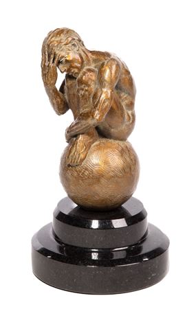"Contemplation" Bronze Sculpture