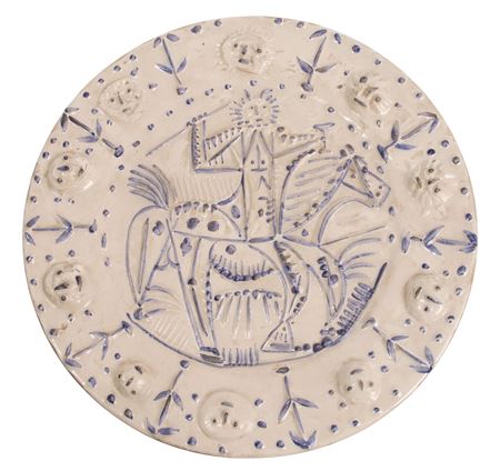 "Faune Cavalier" Ceramic Charger