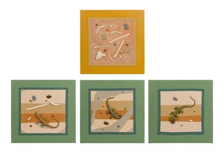 Mixed Media Relief Collection (4)