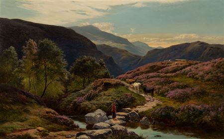 'On the Fells, Borrowald, Cumberland'