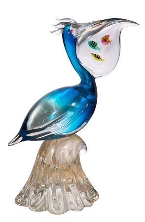 For Oggetti Murano Glass Pelican