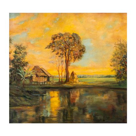 Nipa Hut at River's Edge
