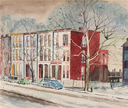 Sample artwork by Melvina Calvert (1908 - 1982), known for painter, graphic artist - View similar artists and auction records