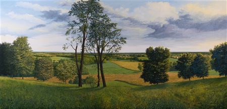 Afternoon Light, 1988 by William Barron - Auction record, sale price, and art valuation. Compare with similar artists and explore comparable artworks.