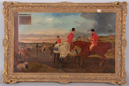 A Pair of Equestrian Scenes