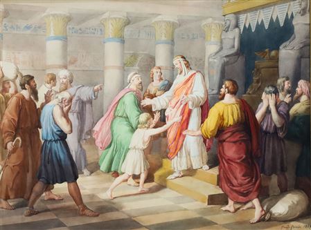 Joseph recognized by his brothers