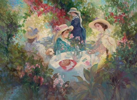 Sample artwork by Peter Abraham (1926 - 2010), known for painting - View similar artists and auction records