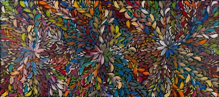 Bush Medicine Leaves, 2023 by Louise Numina - Auction record, sale price, and art valuation. Compare with similar artists and explore comparable artworks.
