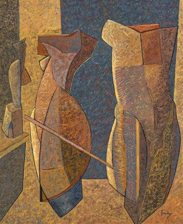 The Priest and The Temptress II by Greg Frawley - Auction record, sale price, and art valuation. Compare with similar artists and explore comparable artworks.