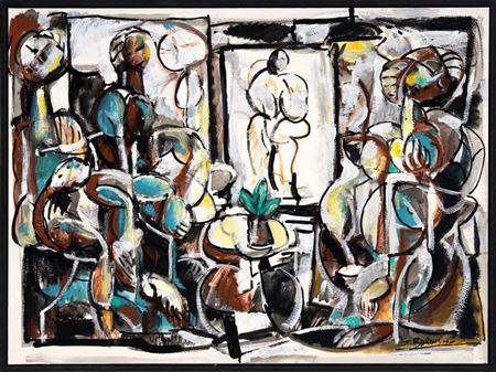 Sample artwork by Graham Borough (Born 1943/52), known for painting - View similar artists and auction records