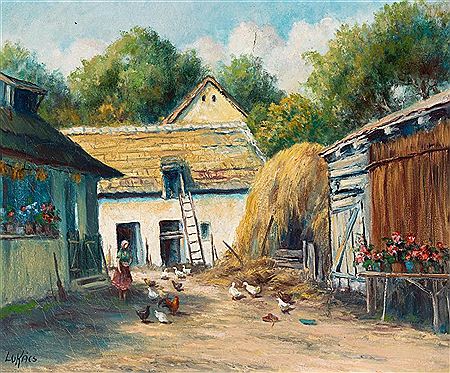Feeding the Village Chooks and Ducks