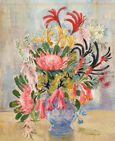 Mixed Flowers in Vase