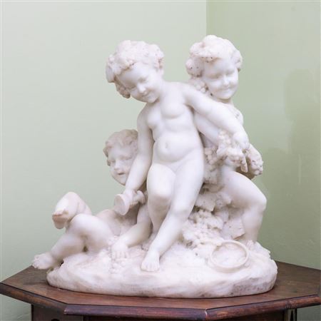 Bacchanalian cherubs