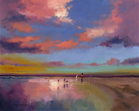 Low Tide Sunset by Colin Ross Parker - Auction record, sale price, and art valuation. Compare with similar artists and explore comparable artworks.