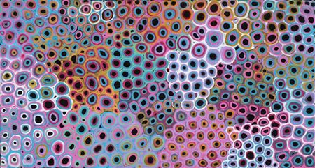 Soakage, 2015 by Lena Pwerle - Auction record, sale price, and art valuation. Compare with similar artists and explore comparable artworks.