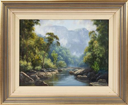 Rising mist, the Grose valley