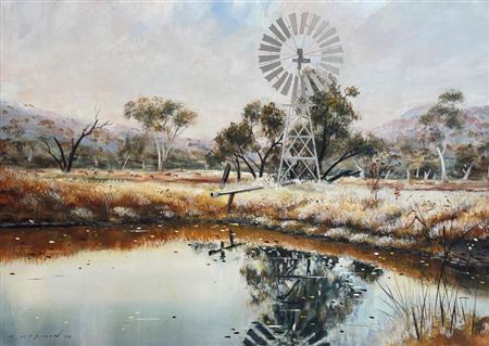 Waterhole Ross River Region NT, 1978