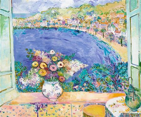 Cote d'Azur, 1993 by Eva Hannah - Auction record, sale price, and art valuation. Compare with similar artists and explore comparable artworks.