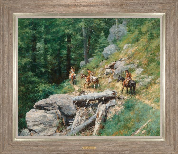Trail in the Bitterroots - Image 2 of 4