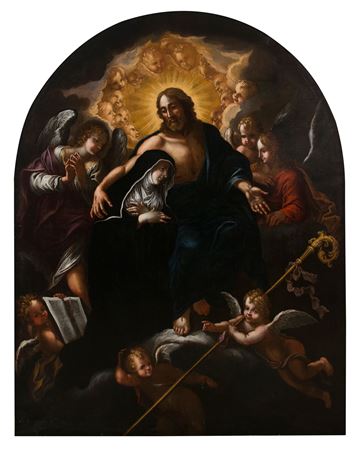 "Mystical nuptials of St. Catherine of Siena".