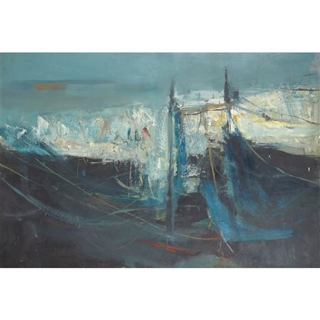 FISHING NETS AND WINTER WAVES, CATTERLINE