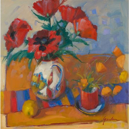 POPPIES by Anne Gordon - Auction record, sale price, and art valuation. Compare with similar artists and explore comparable artworks.