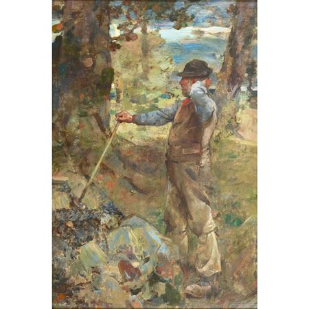 THE STONEBREAKER by James Guthrie - Auction record, sale price, and art valuation. Compare with similar artists and explore comparable artworks.