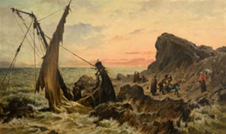 Marina in a gale, 1893